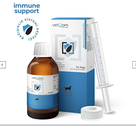 vetQom Köpek Immune Support – Bağışıklık Sistemi Desteği – 120 ml.