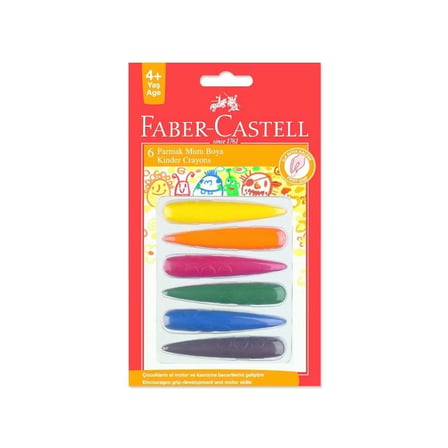 Faber Parmak Mum Boya 6 lı 528240404