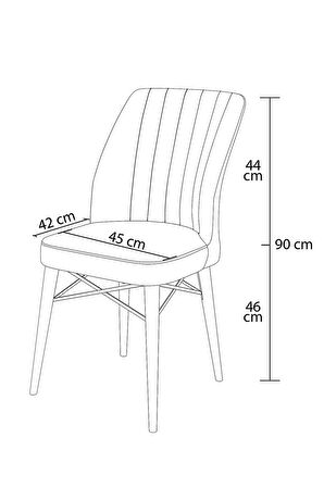 Rovena Liva  Yemek Odası Sandalyesi