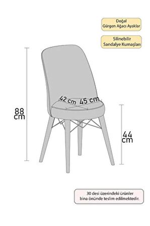 Rovena Efes Yemek Odası Sandalyesi