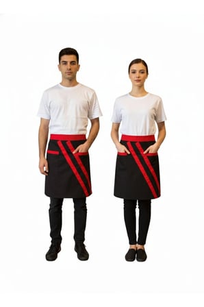 Yarım Garson Önlüğü Iki Renk