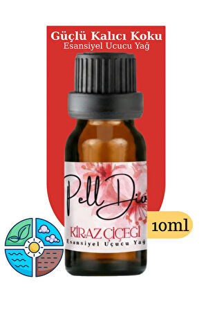 Kiraz Çiçeği Esansiyel Uçucu Yağ, Buhurdanlık Yağı, Difüzör Esansı, Oda Kokusu 10ml