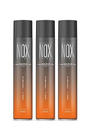 Morfose Nox Ultra Strong Hold Saç Spreyi 400 ml 3 Adet