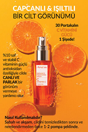 Avon Anew Vitamin C Canlandırıcı Serum 30 Ml.