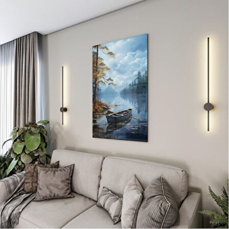 Doğa Manzaralı Cam Tablo - Karışık - Dikey Motif 01-044