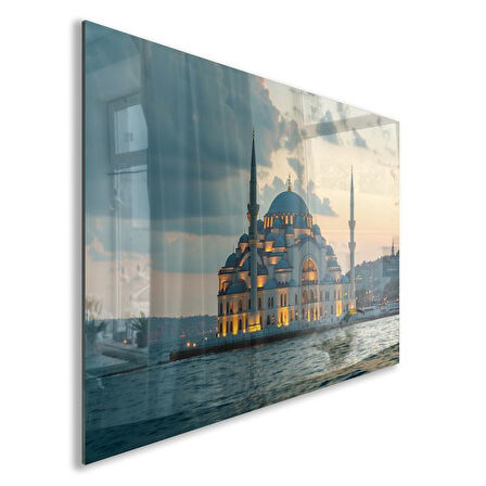 Doğa Manzaralı Cam Tablo - İstanbul - Yatay Motif 02-009