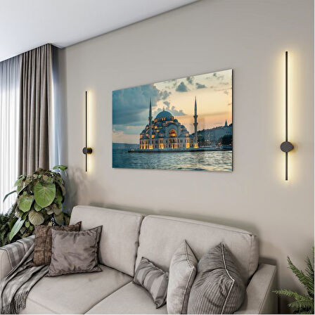Doğa Manzaralı Cam Tablo - İstanbul - Yatay Motif 02-009