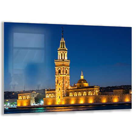 Doğa Manzaralı Cam Tablo - İstanbul - Yatay Motif 02-019