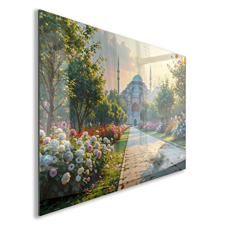 Doğa Manzaralı Cam Tablo - İstanbul - Yatay Motif 02-042