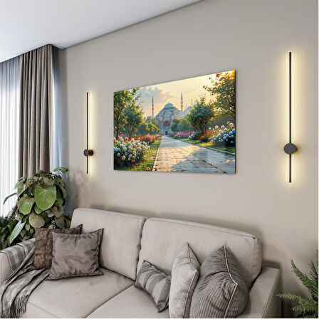 Doğa Manzaralı Cam Tablo - İstanbul - Yatay Motif 02-042