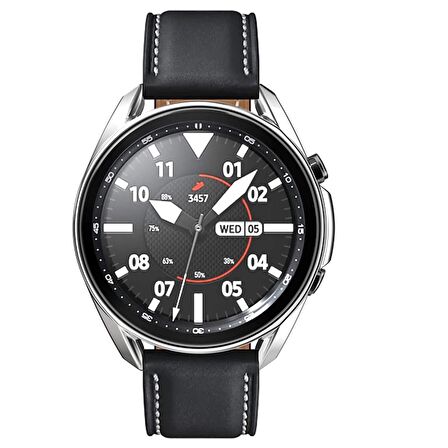 Gpack Samsung Galaxy Watch 3 41mm Kordon önü Arkası Açık Renkli Silikon