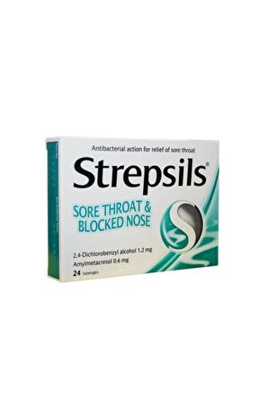 Strepsils Limon&Bal Aromalı pastil+Strepsils Mentollü 24 pastil