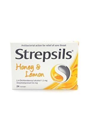 Strepsils Limon&Bal Aromalı pastil+Strepsils Mentollü 24 pastil