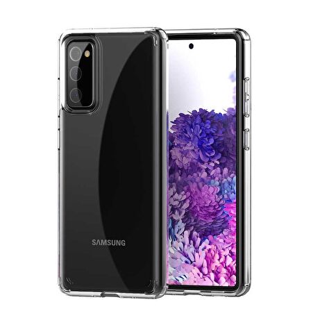 Gpack Samsung Galaxy S20 FE Kılıf Coss Şeffaf Sert Kapak