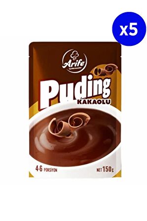 Arife Kakao Aromalı Puding 150 Gr x 5 Adet