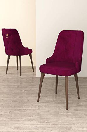 Rovena Zümra Meşe Yuvarlak Mutfak Masası Takımı 4 Sandalye