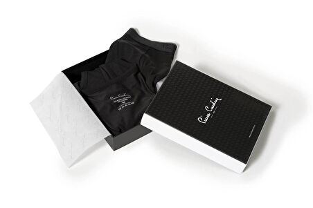 Pierre Cardin 145 Erkek Modal Atlet Boxer Takım -Siyah