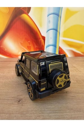 Mercedes G65 Diecast Araba Brabus Rocket G65 Diecast Metal Araba Siyah Mercedes G63 Sesli Işıklı