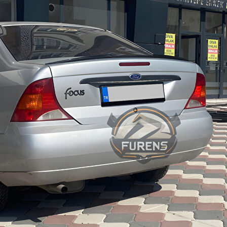 Ford Focus 1 1999-2005 Piano Black Yarasa Tip Üniversal Spoiler Elastik Bagaj Üstü Çıta