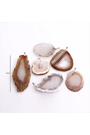 Plaka Akik Kolye Ucu