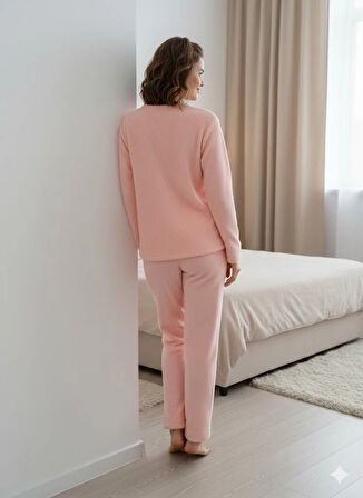 KADIN KIŞLIK POLAR PİJAMA TAKIMI