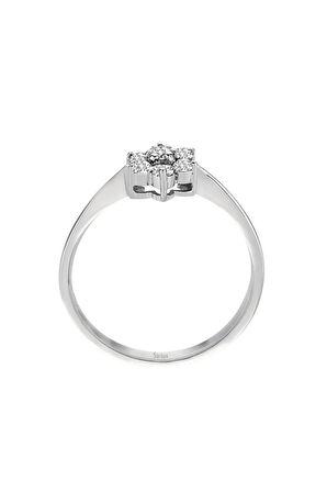 Pırlanta Papatya Yüzük