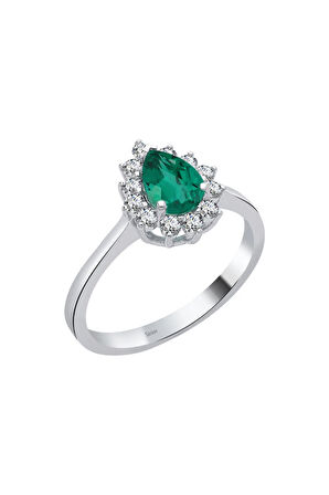 Pırlanta Ve Zümrüt Taşlı Hürrem Sultan Yüzüğü