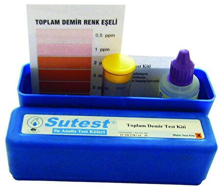 SUTEST TOPLAM DEMİR TEST KİTİ