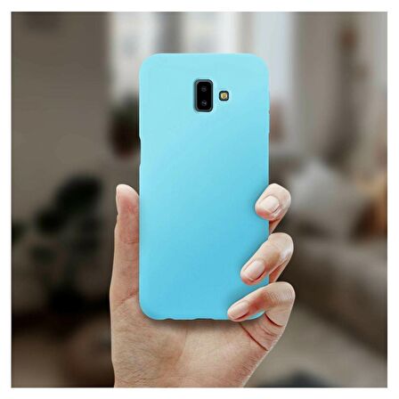 Smcase Samsung Galaxy J6 Plus Soft Touch Silikon Kılıf  Nano Ekran Koruyucu