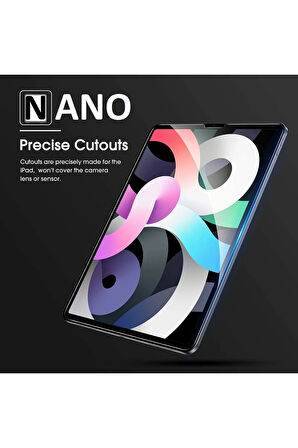 Uyumlu ipad Air 4. Nesil 10.9 inç Uyumlu Ekran Koruyucu Nano Cam Kırılmaz - Extra İnce