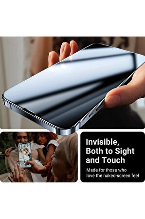 Iphone 13 Pro Gerçek Nano 5d Tam Kaplayan Ekran Koruyucu Kırılmaz Cam - Extra İnce