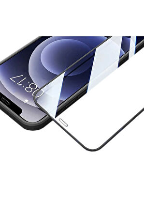 Iphone 11 Pro Uyumlu Tam Kaplayan Tamperli Cam Ekran Koruyucu - Extra İnce