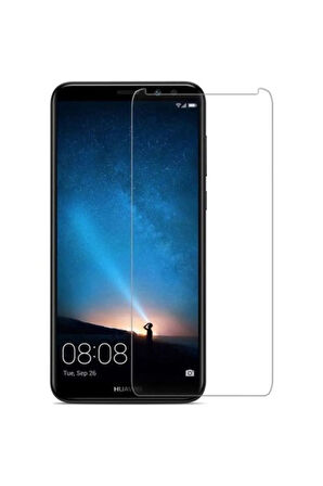 Huawei Mate 10 Lite Uyumlu Ekran Koruyucu 9h Sert Temperli Kırılmaz Cam Koruma Şeffaf - Extra İnce