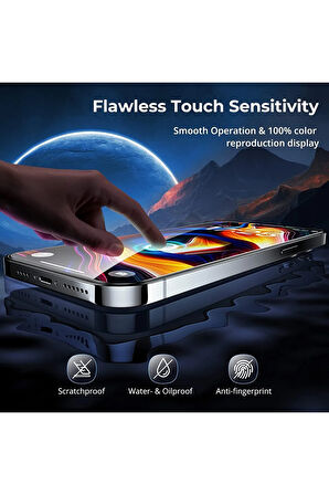 iPhone 14 Pro Max Gerçek Nano Teknoloji Ekran Koruyucu Kırılmaz Cam - Extra İnce