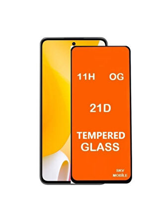 Xiaomi 12 Lite Tam Ekran Koruyucu Kırılmaz Cam - Extra İnce