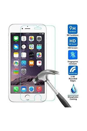 Iphone X/xs Uyumlu 9h Temperli Kırılmaz Cam Sert Şeffaf Ekran Koruyucu - Extra İnce