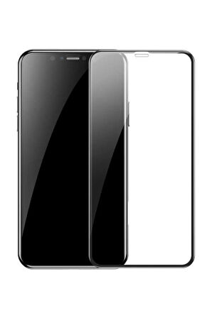 Iphone 11 Uyumlu Kenarları Kırılmaya Dayanıklı Cam Ekran Koruyucu - Extra İnce