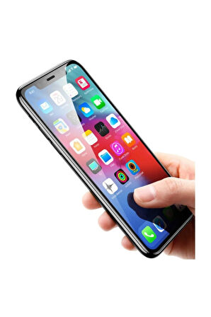 Iphone 11 Uyumlu Kenarları Kırılmaya Dayanıklı Cam Ekran Koruyucu - Extra İnce