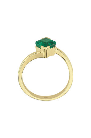 Zümrüt Taşlı Ahenk Yüzük 0602R0066