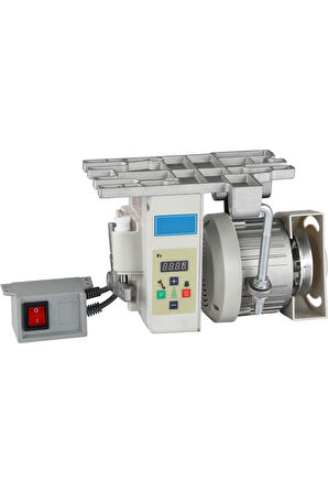 750W Sanayi Dikiş Makinaları Overlok Düz Reçme Uyumlu Sessiz Güçlü Hız Ayarlı Kayışlı Servo Motor