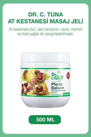 Farmasi Dr. C. Tuna At Kestanesi Masaj Jeli 500 ml Rahatlatıcı