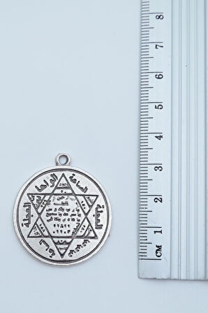 3'lü Hz. Süleyman Mührü Gümüş Kaplama Kolye Seti