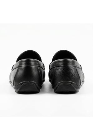 HAKİKİ DERİ SİYAH GÜNLÜK LOAFER YENİ SEZON ERKEK AYAKKABI 110420262117