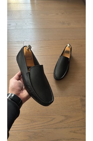 HAKİKİ DERİ SİYAH GÜNLÜK LOAFER YENİ SEZON ERKEK AYAKKABI 110420262158