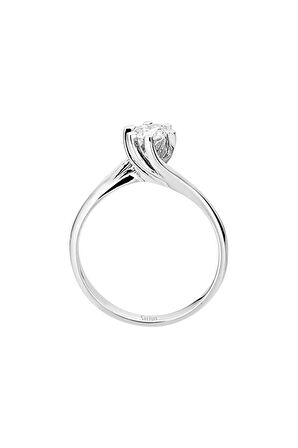 G Renk 0,31 Karat Pırlanta Tektaş Yüzük