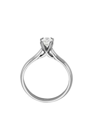 E Renk 0,49 Karat Pırlanta Tektaş Yüzük