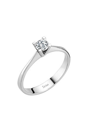 G Renk 0,30 Karat Pırlanta Tektaş Yüzük