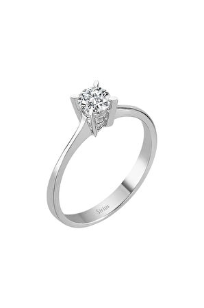G Renk 0,38 Karat Pırlanta Tektaş Yüzük