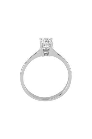 G Renk 0,38 Karat Pırlanta Tektaş Yüzük