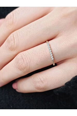 Pırlanta 9 Taş Yüzük